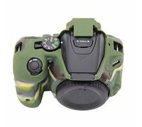 Market&YCY D5500/D5600 Caja de la Vivienda de la cámara, Cubierta de la Caja de la cámara de la Goma de Silicona Profesional Desmontable Protectora, para Nikon D5500/5600 - Color Camuflaje