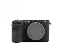 Market-YCY Funda Protectora de Silicona Blanda de Cuero Ultrafino, Cubierta Protectora de Silicona Blanda con Superficie Mate, Adecuada para Sony A6700 - Negro