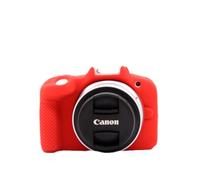 Market-YCY Funda Protectora de Silicona Blanda Ultradelgada, Cubierta Protectora de Silicona Blanda para Protección de Cámara, Adecuada para Canon EOS R50 - Rojo