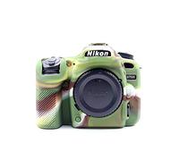 Market&YCY Funda Protectora de Silicona，para Cámara Profesional con Protección fácil para cámara，para Nikon D7500 - Camuflaje