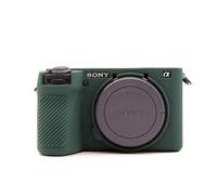 Market-YCY Piel Ultradelgada de Silicona Ligera de Cáscara Blanda, para Protección de Cámara Digital, Adecuada para Sony A6700 - Superficie Blanca Lisa Verde