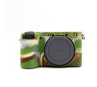 Market-YCY Piel Ultradelgada de Silicona Ligera de Cáscara Blanda, para Protección de Cámara Digital, Adecuada para Sony A6700 - Superficie Blanca Lisa Camuflaje