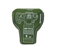 Market&YCY WD Bolsa de cámara SLR Impermeable y Resistente a los Golpes de Tela PU para Nikon Canon Bolsa de cámara SLR Digital - Verde