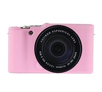 Market&YCY XA2 Caja de la Vivienda de la cámara, Cubierta de la Caja de la cámara de la Goma de Silicona Profesional Desmontable Protectora, para Fuji X-M1 X-A1 X-A2 - Rosa