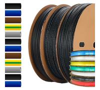 MarketConnect® Tubo Termorretráctil Ø 6,4 mm, L 75m • NEGRO • BOBINA 2:1
