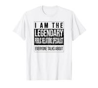 Marketing Cumpleaños Nacido Relaciones Públicas-Especialista Camiseta