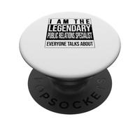 Marketing Cumpleaños Nacido Relaciones Públicas-Especialista PopSockets PopGrip Adhesivo