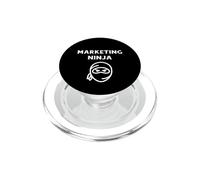 Marketing Ninja Manager Ejecutivo Divertido Comercializador Diciendo Broma PopSockets PopGrip para MagSafe