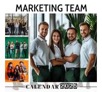 Marketing Team 2025: A Year of Strategic Planning with Your Marketing Experts, Perfect for Organizing Your Business Goals