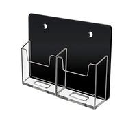 Marketing titulares 3 bolsillo negocio titular de la tarjeta soporte de pared