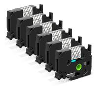 MarkField 6x Compatible Cinta de etiquetas Reemplazo para Brother P-touch TZ TZe-131 Transparente 12mm x 8m Clear Tape, para Ptouch PT-P300BT Cube 1005 1080 H105 H101C H100LB/R E100 D200 D400