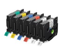 MarkField 6x Compatible con Brother P-touch TZe-231 12mm 0.47" Color Cinta