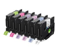 MarkField 6x TZe-231 0.47" Pastel Compatible Brother P-Touch 12mm x8m Cinta