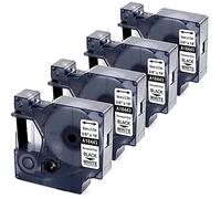MarkField Compatible con Dymo Rhino 18443 9mmx5.5m Industrial Vinilo Cinta