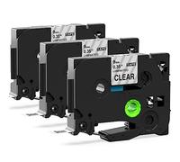 MarkField TZe-121 Clear 9mm Cinta Compatible con Brother P-Touch Etiqueta