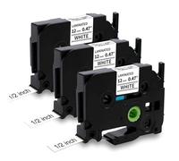 MarkField TZe-231 12mm 0.47" Cinta Compatible con Brother P touch Etiqueta