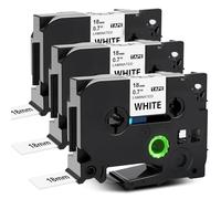 MarkField TZe-241 18mm 0.7 Compatible con Brother P touch Cinta de Etiqueta