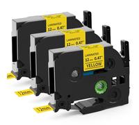MarkField TZe-631 Compatible con Brother P-touch Amarillo Cinta de Etiqueta