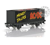 Marklin 44832 - AC H0 1:87 - Vagón Carga Contenedor Corto AC/DC "Moneytalks"