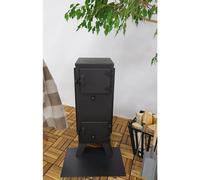 Markone Magnus Estufa De Leña Con Piedra Refractaria GT7PR Negra Taller