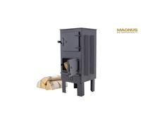 Markone Magnus Estufa De Leña Schamottstein GT5 Negra 3,6kW Exterior