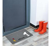 Markotex Peanuts - Snoopy Felpudo Entrada Exterior Secapasos (40 x 68 40 x 70 40 x 60) (Hello Flower, Easy)