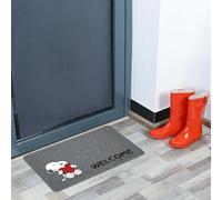 Markotex Peanuts - Snoopy Felpudo Entrada Exterior Secapasos (40 x 68 40 x 70 40 x 60) (Welcome Heart, Easy)