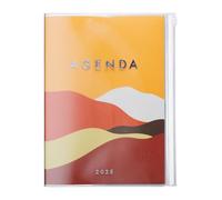 MARK'S 2024/2025 Taschenkalender A5 vertikal, Mountain // Naranja