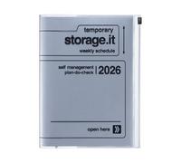 MARK'S 2025/26 Taschenkalender, A5 Storage.it // Silver