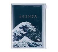 MARK'S 2025/26 Taschenkalender, A6 Japan / Wave // Navy