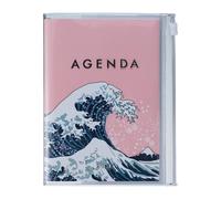 MARK'S 2025/26 Taschenkalender, A6 Japan / Wave // Pink