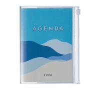MARK'S 2025/26 Taschenkalender, A6 Mountain // Blue
