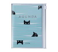 MARK'S 2025/26 Taschenkalender, B6 Cats // Mint
