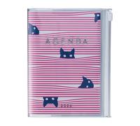 MARK'S 2025/26 Taschenkalender, B6 Cats // Pink