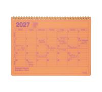 MARK'S 2027 Notebook Calendar M // Neon Orange
