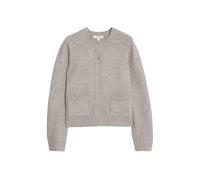 Marks & Spencer Air-Yarn Crew Neck Button Front Cropped Cardigan XS