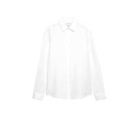 Marks & Spencer Camisa de Ajuste estándar Puro Lino Blanco XL
