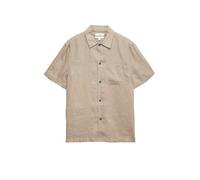 Marks & Spencer Camisa de Manga Corta de Lino Puro para Hombre, Ajuste Normal, Cuello Clásico, Transpirable