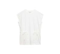 Marks & Spencer Camiseta Extragrande 100% algodón con Cintura Anudada Blanco Suave UK 16 (EU 44)