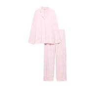 Marks & Spencer Conjunto de Pijama Suave Estampado con Cuello de Solapa para Mujer, Ajuste Normal, con Elasticidad