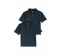 Marks & Spencer Pack de 2 Polos Escolares Unisex Resistentes a Las Manchas (2-18 años) Azul Marino Niños Unisex 11-12 años