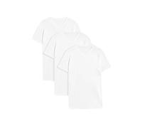 Marks & Spencer Pack de 3 camisetas puro algodón de escote en pico Blanco Hombres XXL