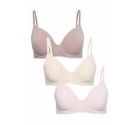 Marks & Spencer Pack de 3 Sujetadores de Copa Completa de algodón con Aros (Copas A-E) UK 36 (EU 64)