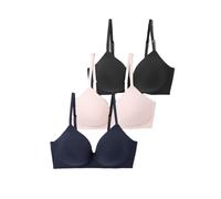 Marks & Spencer Pack de 3 Sujetadores sin Aros para Camisetas para Copa A-E Mujeres 75
