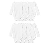 Marks & Spencer Pack de 7 bodies puro algodón de manga larga (2,3 kg-3 años) Blanco Niños Unisex 12-18 meses