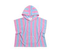 Marks & Spencer Poncho con capucha de tela de rizo 100% algodón de rayas (2-8 años) Niñas