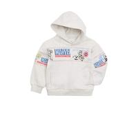 Marks & Spencer Sudadera con Capucha de algodón de Marvel™ (2-8 años) Gris Jaspeado Niños 3-4 años
