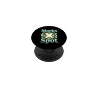 Marks The Spot Map Brújula Navegación Diseño de Aventura PopSockets PopGrip Adhesivo