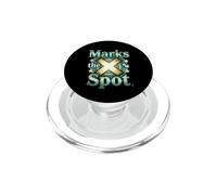 Marks The Spot Map Brújula Navegación Diseño de Aventura PopSockets PopGrip para MagSafe