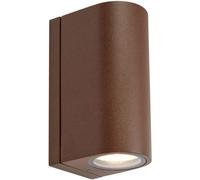 Markslöjd Alor lámpara de pared para exteriores 2x4.9 W marrón 109111